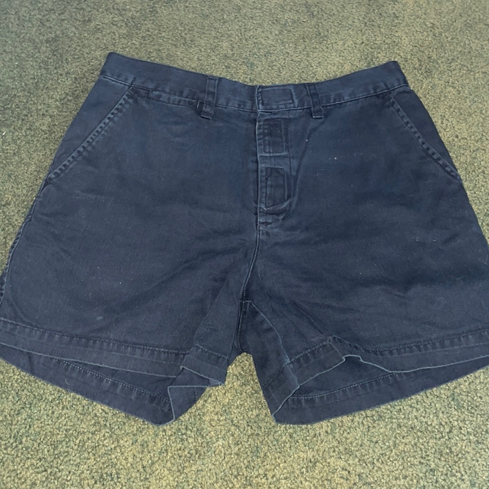 The Limited navy chino khaki shorts